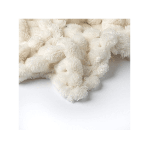 Dutch Decor Plaid Vivian 150x200cm Snow White Grs