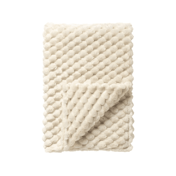 Dutch Decor Plaid Vivian 150x200cm Snow White Grs