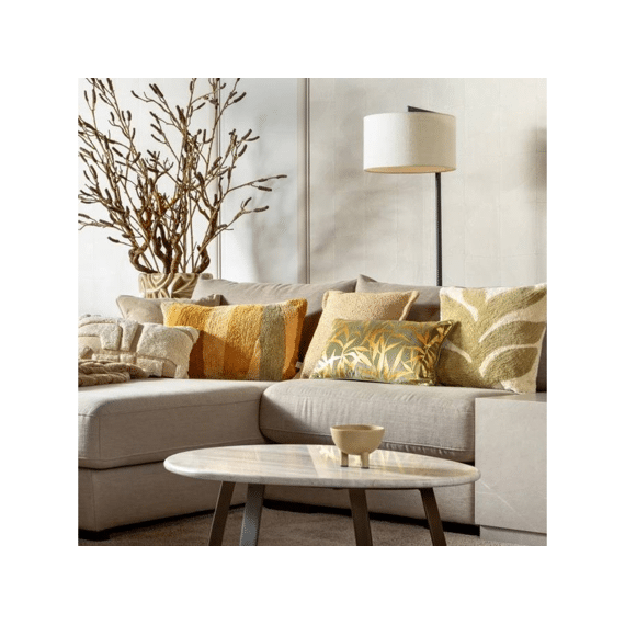 Dutch Decor Sierkussen Milas 30x50cm Semolina Grs