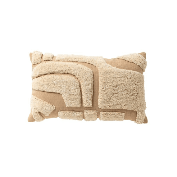 Dutch Decor Sierkussen Milas 30x50cm Semolina Grs