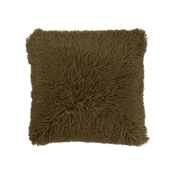 Dutch Decor Sierkussen Fluffy 45x45cm Military Olive