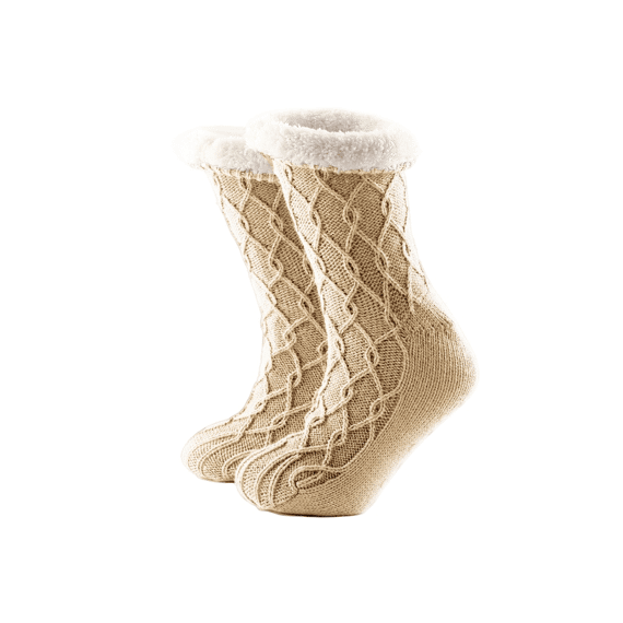 Dutch Decor Huissokken Ellis Adult Size Bone White