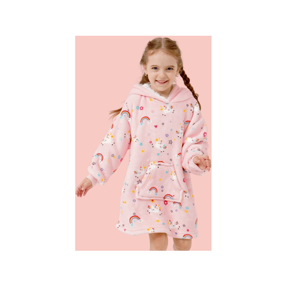 Dutch Decor Hoodie Unicorn 45x60cm Seashell Pink