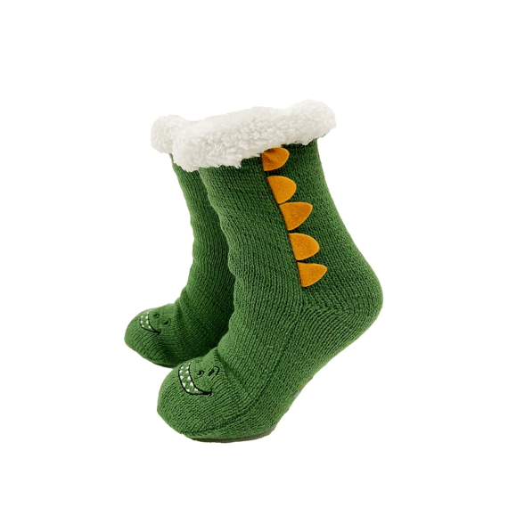 Dutch Decor Homesocks Dino Kids Size English Ivy
