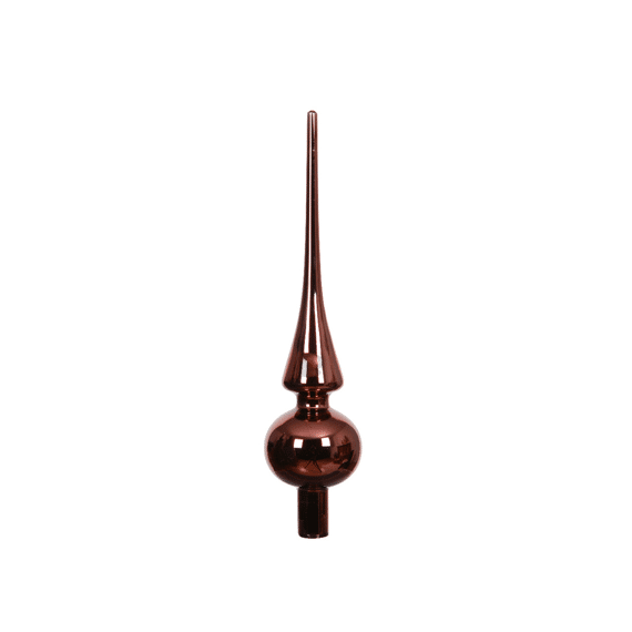 Decoris Piek Glas Shiny 26cm Maroon