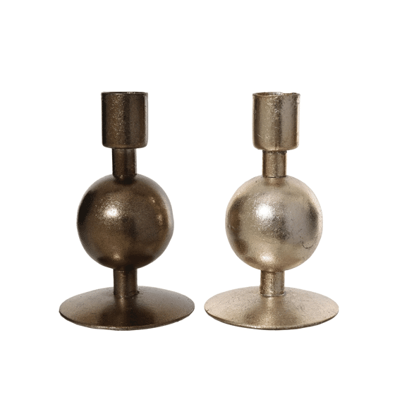 Kandelaar Ijzer Dia7.50-h11.50cm Assortiment Prijs Per Stuk