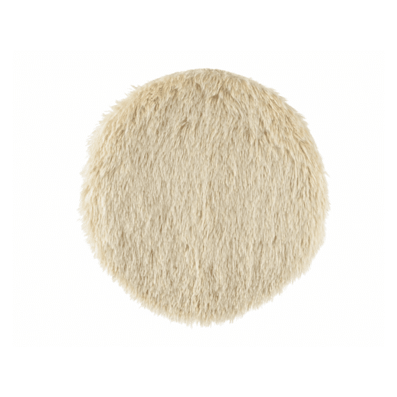 Kleed Kunstbont Dia38.00-h2.00cm Beige