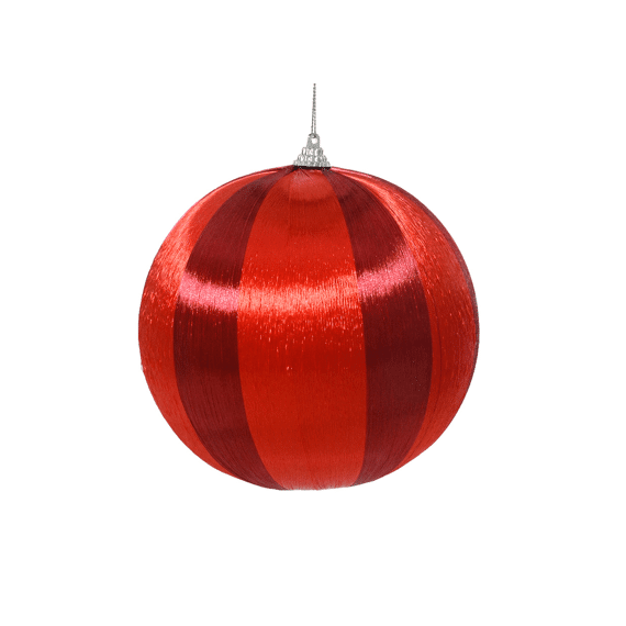 Decoris Kerstbal Foam 8cm Ossenbloed/kleur(en)