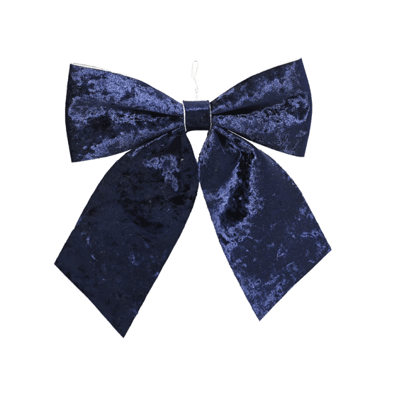 Decoris Strik Polyester 13cm Nachtblauw