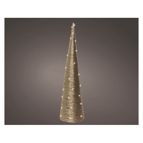 Micro Led Cone Binnen Dia20.00-h80.00cm-40l Goud/warm Wit