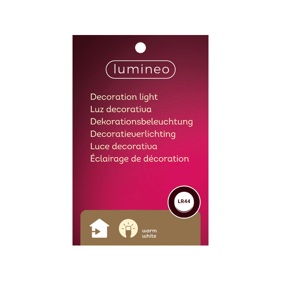 Lumineo Led Huis Binnen 15,5cm Wit/Warm Wit