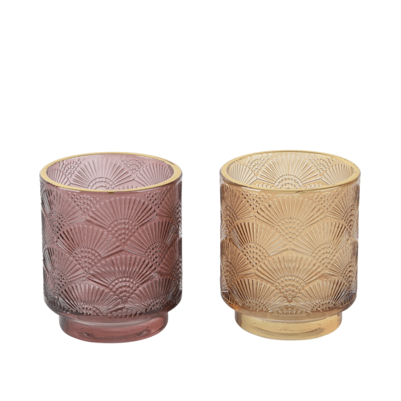 Decoris Theelichthouder Glas Assortiment