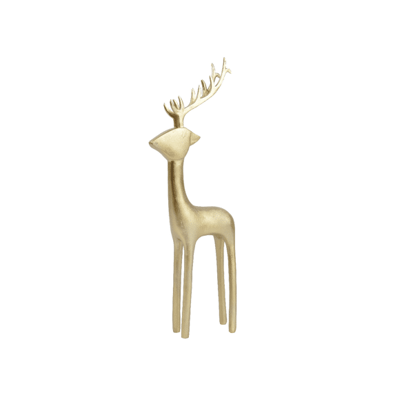 Hert Polyresin L5.00-w13.50-h35.00cm Goud