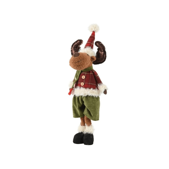 Decoris Hert Polyester /stof 64cm Rood/kleur(en)