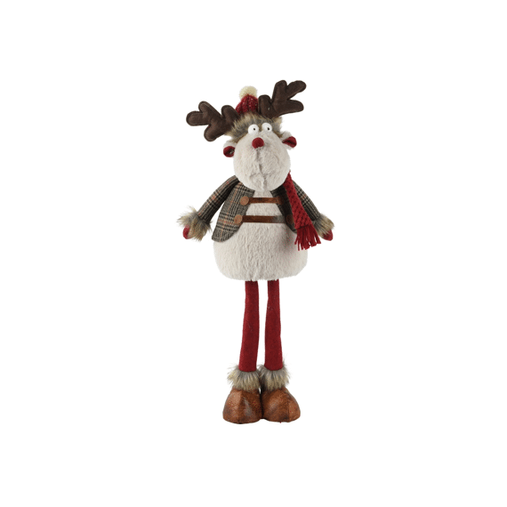 Decoris Hert Polyester 70.00cm Rood/kleur(en)