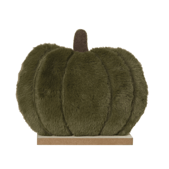 Pompoen Polyester L6.00-w21.00-h19.00cm Donker Groen