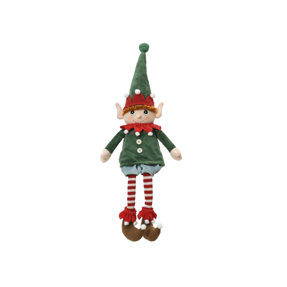 Decoris Kerstelf Polyester 60cm Groen / multi