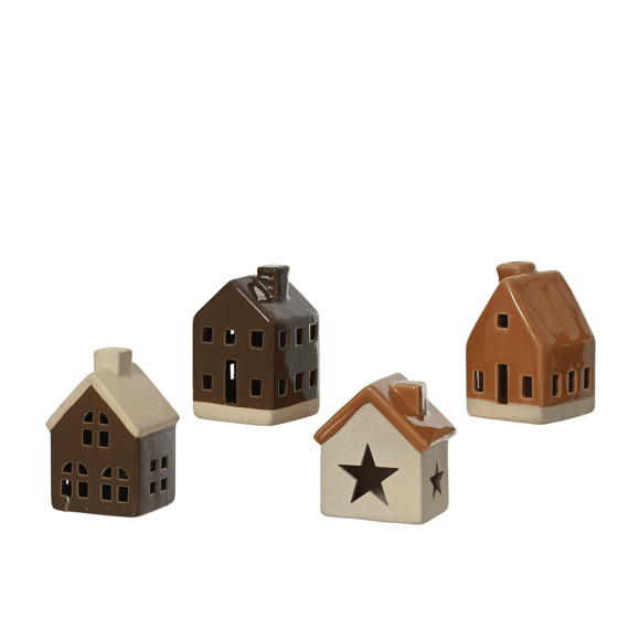 Decoris Huis Porselein 11cm Assortiment
