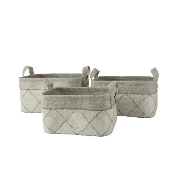 Mand Vilt L30.00-w40.00-h23.00cm Off-white