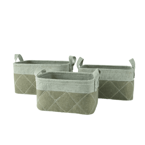 Mand Vilt L23.00-w32.00-h18.00cm Groen