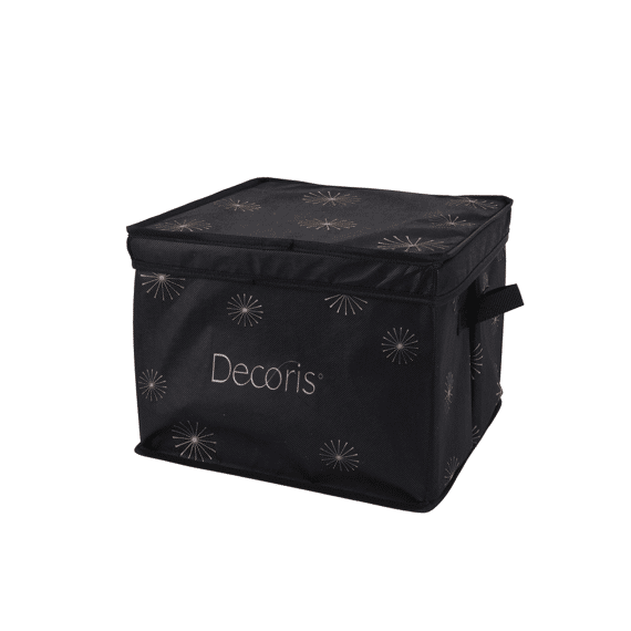 Opbergbox Polyester L33.50-w33.50-h20.50cm Bruin