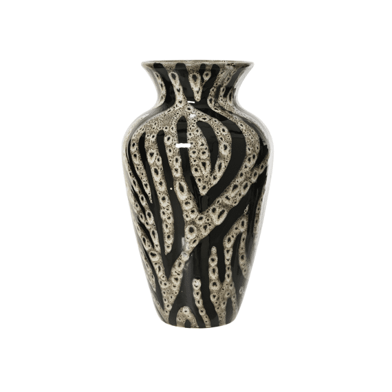 Vaas Keramiek Dia20.00-h35.50cm Wit/zwart