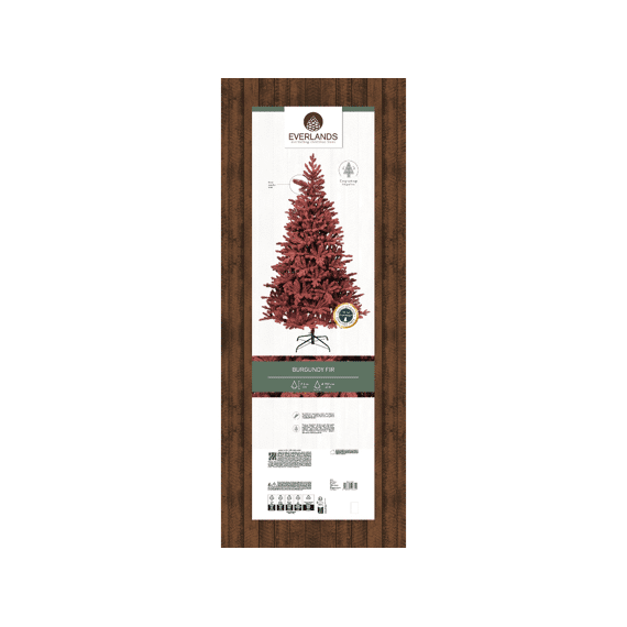 Everlands Kerstboom Burgundy 240cm