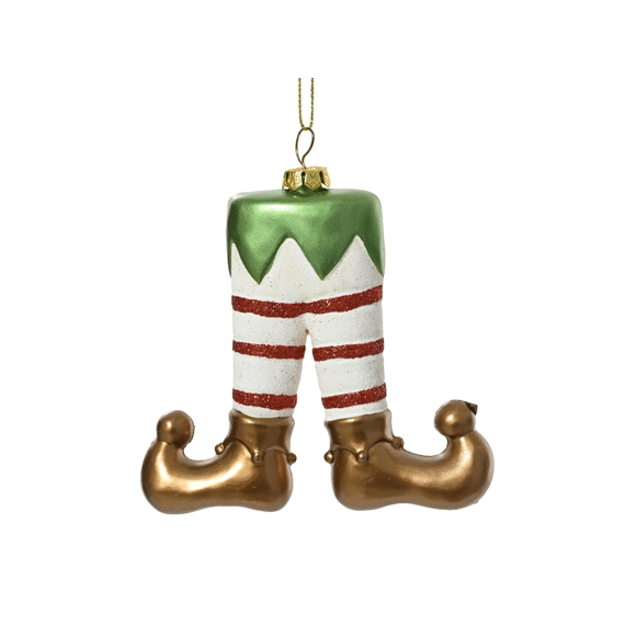 Decoris Kersthanger Elf Polystyreen 11.5cm Rood/wit
