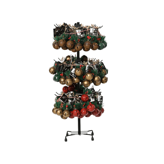 Decoris Kerstballen op Draad Glas 2cm Bruin/kleur(en)
