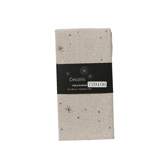 Decoris Tafelloper 40x140cm Naturel