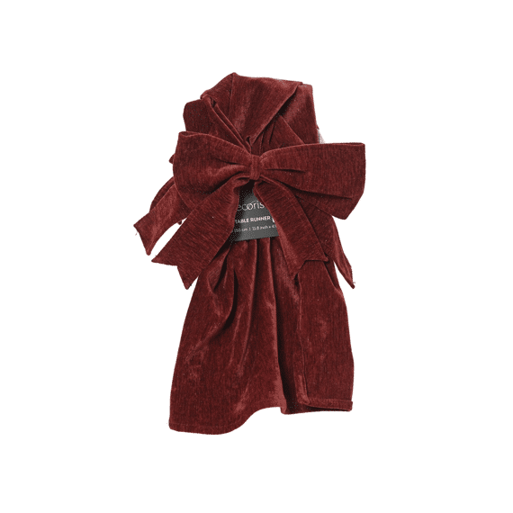 Tafelloper Polyester L140.00-w40.00-h1.00cm Bordeaux