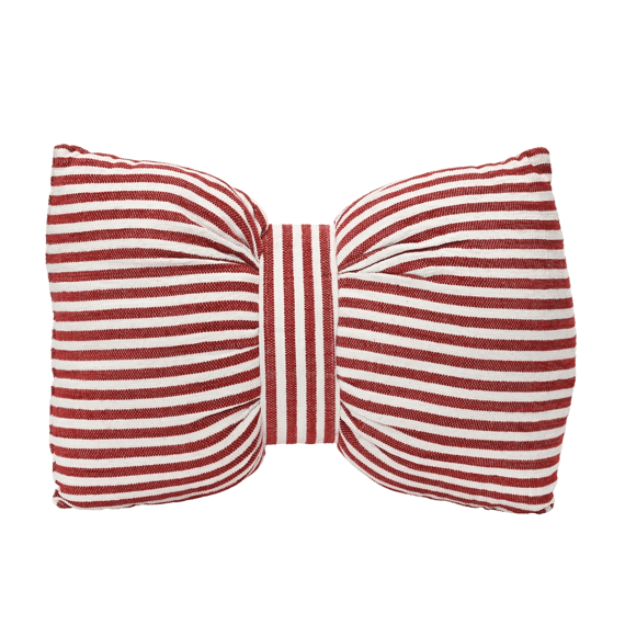 Kussen Eg Polyester L60.00-w40.00-h10.00cm Rood/warm Wit