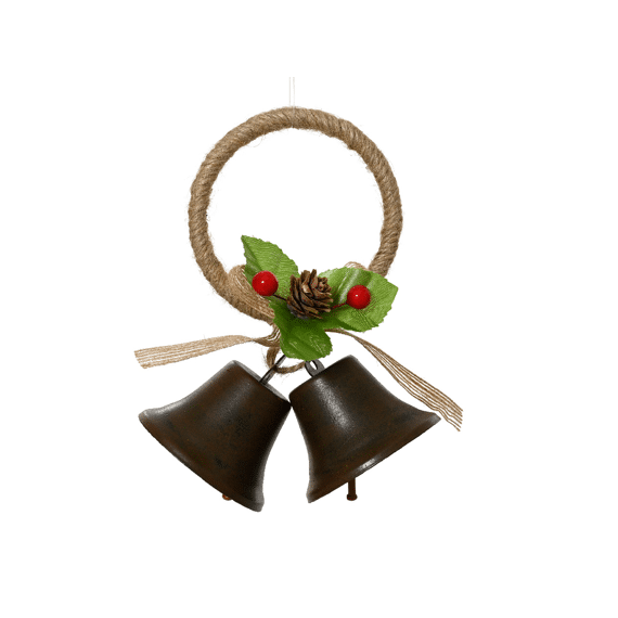 Klok Ijzer 5cm Bruin/kleur(en)