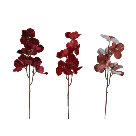 Spray Polyester Fluweel L18.00-w8.00-h60.00cm Assortiment Prijs Per Stuk