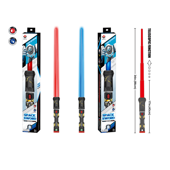 Best Luck 8108-11 Zwaard Intrekbaar Met Licht En Geluid