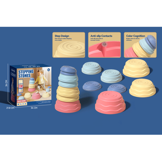 Best Luck 206-1 Stapelstenen River Stone 7delig 34x22x34.5cm