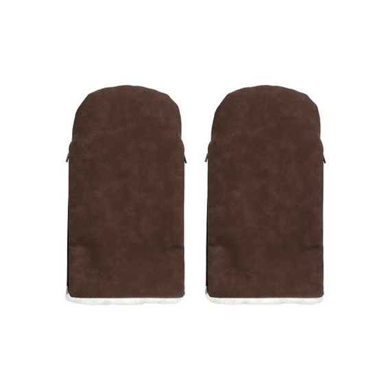 Kong Walther Handschoenen Voor Wandelwagen Faux Suede Chocolate