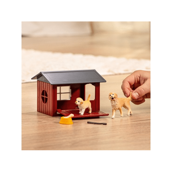 Schleich 42722 Hondenhok Met Golden Retrievers