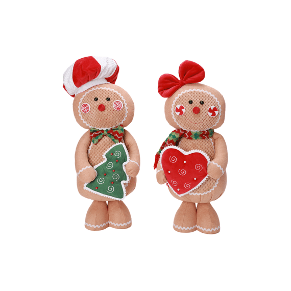 Decoratieve Figuur Staand Gingerbread 55cm Prijs per stuk