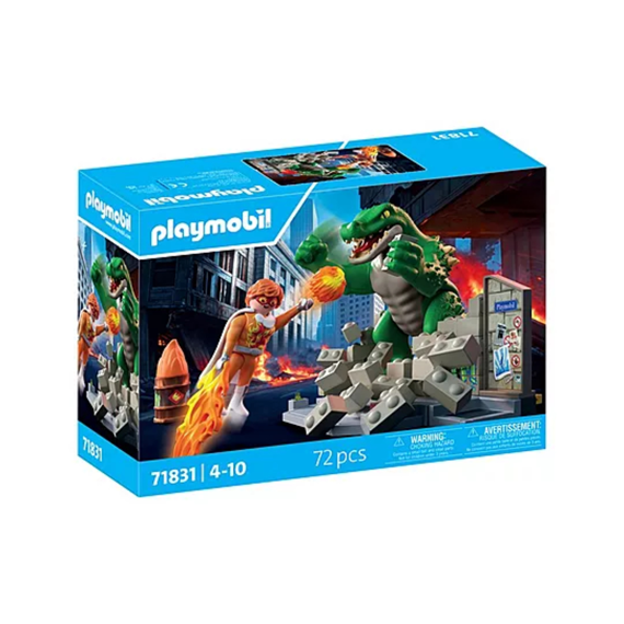Playmobil Heldenstrijd Tegen De Reuzenhagedis Heroes
