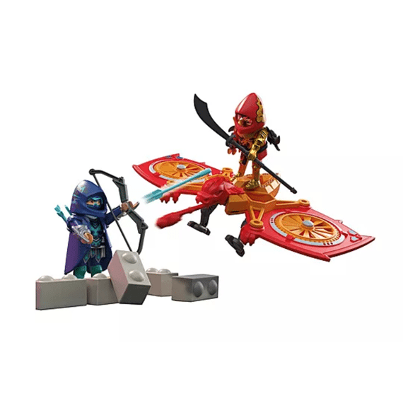 Playmobil Heldendrone Tegen Ninja Heroes