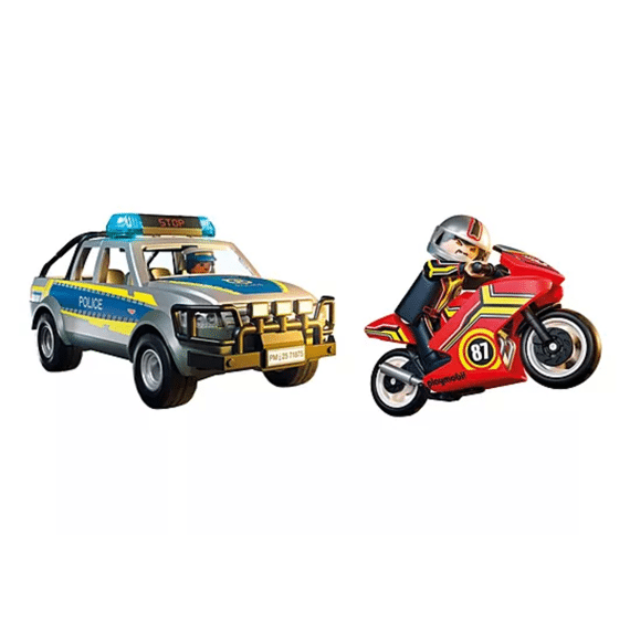Playmobil 71875 Achtervolging Met Politie-ophaaldienst Action Heroes
