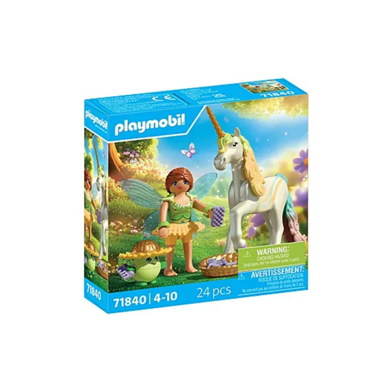 Playmobil 71840 Verzameleenhoorn: Regenboogbloem Met Fee Princess Magic