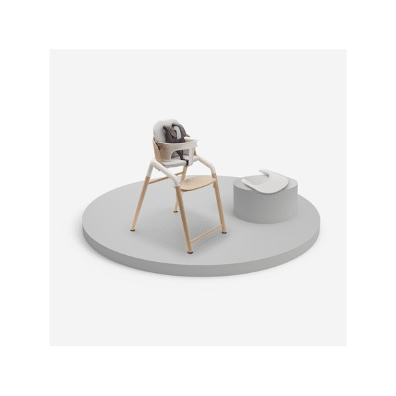 Bugaboo Kinderstoel Giraffe Bundle Neutral Wood Wh Base Babyset Tray Kussen Rocker Junior Kussen
