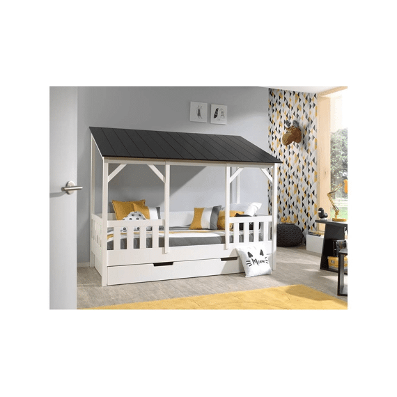 Vipack Huisbed Bedlade 90x200 Wit