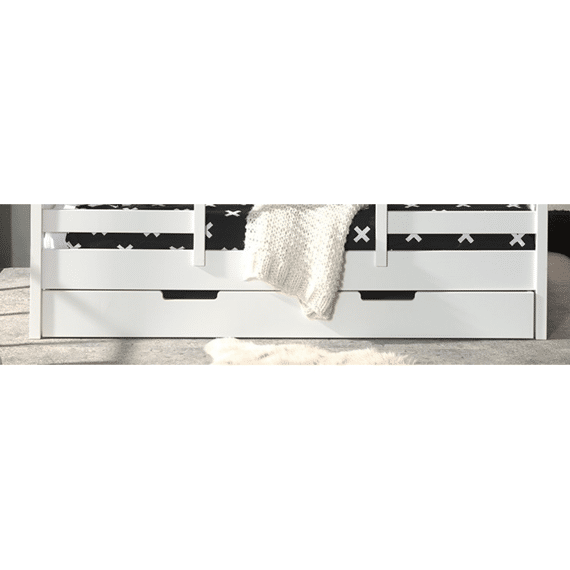 Vipack Huisbed Bedlade 90x200 Wit