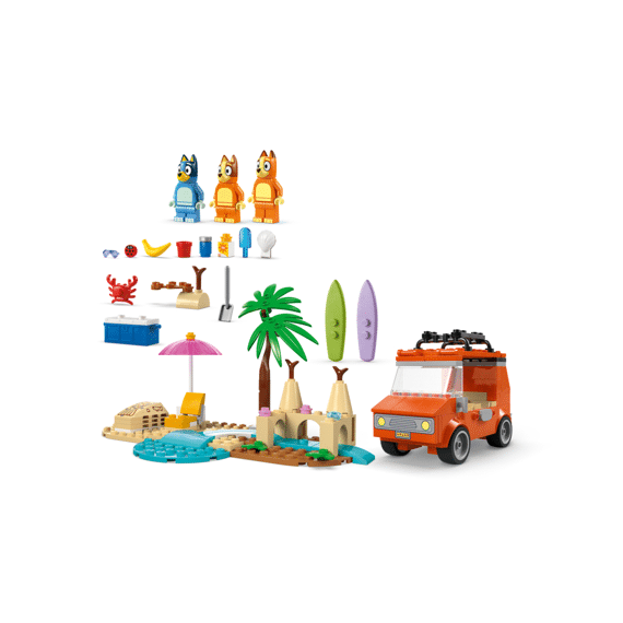 Lego Bluey Blueys Autorit Naar Het Strand 11202