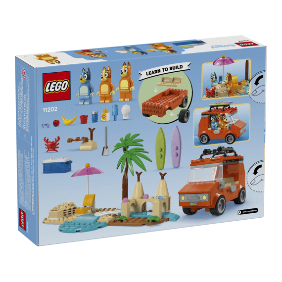 Lego Bluey Blueys Autorit Naar Het Strand 11202