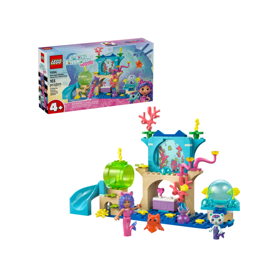 Lego Gabbys Dollhouse Zeemeermin Gabbys Aquariumavontuur 11204