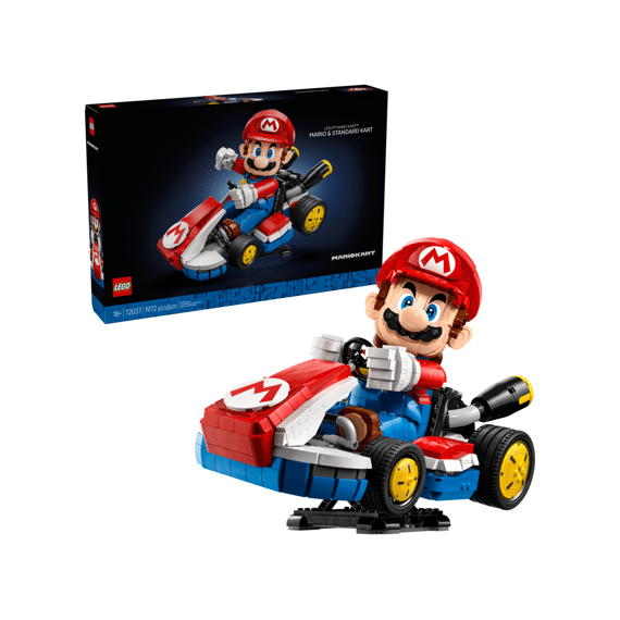 Lego Super Mario Mario Kart - Mario En Standaardkart 72037